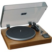 Resim Lenco Lbta-165WD Pikap Plak Çalar Bluetooth Tam Otomatik Metal Döner Tabla - Ahşap 