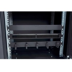 Resim Enpa 1u 19" 5 Kancalı Yatay Organizer Kablo Düzenleyici 