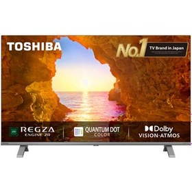 Resim TOSHIBA 109.22 cm (43 inches) 4K Ultra HD Smart QLED TV, 43C450ME, Silver 