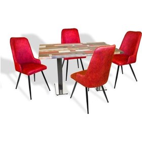 Resim Beymobilya Karanfil Werzalit - Çırağan Masa Takımı (70X120) (547484215) 