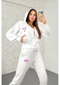 Resim Koza Butik Kadın Barbie Baskılı Eşofman Takımı 3861-24 001 