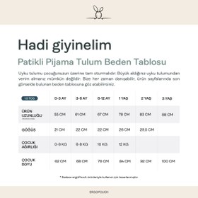 Resim ergopouch Australia Organik Pamuklu Pijama Tulum (0.2 TOG) 