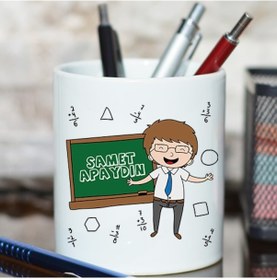 Resim Erkek Öğretmene Öğretmenler Günü Hediyesi Isimli Kalemlik 
