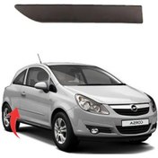 Resim KAPI CITASI ARKA SAG 3 KAPI ASTARLI OPEL CORSA D 07 