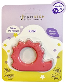 Resim Pandısh Kirpi Silikon Diş Kaşıyıcı - Pembe - Pembe / Standart 