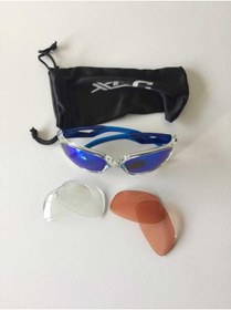 Resim XLC Saint-Denis SG-C14 Gözlük ( 3 Renkli Cam ) Mavi/Gri Çerçeve 