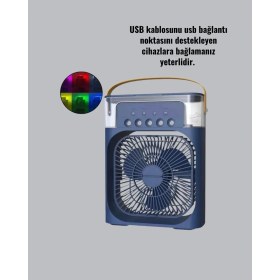 Resim Mey Ithalat® Modern Tasarımlı Kompakt ve Güçlü Hava Üfleyen Fan 