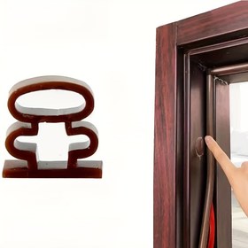 Resim 1 adet Hava Sızdırmazlık, Siyah D-Şekilli Kauçuk Conta Kapılar ve Pencereler için, Kendinden Yapışkanlı Kapı Akustik Hava Sızdırmazlık, Kapı Çerçeveleri ve Pencereler için Boşluk Engelleyici, 2/6 Metre, Üç Renk Seçeneği 