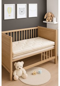 Resim Pierre Cardin Babysoft Organik Bebek Sünger Yatağı 9 CM 70 x 110 CM 