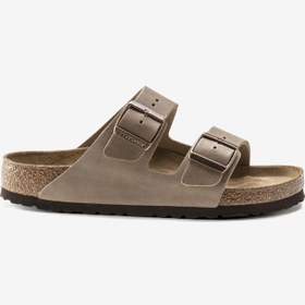 Resim Birkenstock Arizona Soft Footbed Slide Erkek Kahverengi Terlik 