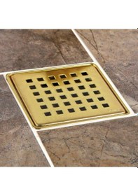 Resim Sukar Duş Kanalı Line 9 Altın Paslanmaz Izgara 1041-1285022-71 