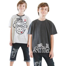 Resim Just Smile Erkek Çocuk 2'li Paket T-shirt 