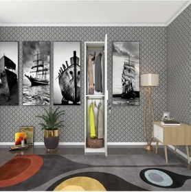 Resim Kenzlife Gardırop 1 Kapılı Kilitli Öğrenci Dolabı Tek Kapı Günebakan Byz 180 35 42 Gardolap Dolap Ofis 