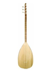 Resim Maun Ağacı Kısa Sap Bağlama Mat Cila 