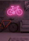 Resim Twins Led Bisiklet Figürlü Neon Tabela Pembe Model:model:40533366 Pembe 
