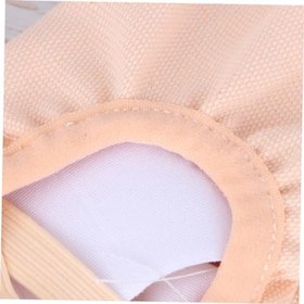 Resim Holibanna 1 Çift Dans Ayakkabıları Bale Ayakkabıları Kızlar Için Terlik Kadınlar Için Hafif Spor Ayakkabıları Bayan Bale Daireleri Kadınlar Için Yumuşak Taban Terlik Yoga Çan Ekipmanları 