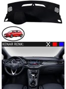 Resim Torpido Koruma Halısı Siyah Kenar Renk Siyah Opel Astra K 2016+ İle Uyumlu 