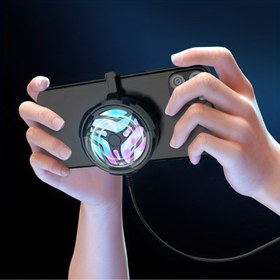 Resim Taşınabilir Cep Telefonu Soğutucu, Oyun için Isı Dağıtıcı Mobil Telefon Soğutma Fanı 