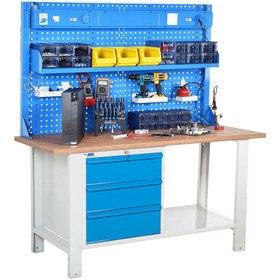 Resim starçelik Atölye Çalışma Tezgahı (1600x720x830-930/1844 mm) 