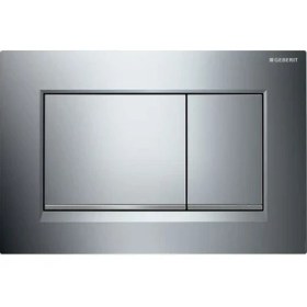 Resim Geberit SIGMA30 Kumanda Paneli, Çift Basmalı, Parlak/mat/parlak - 115.883.KH.1 