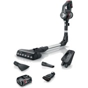 Resim Bosch Unlimited 7 Çift Bataryalı 10 Yıl Motor Garantili Siyah Şarjlı Dikey Süpürge 