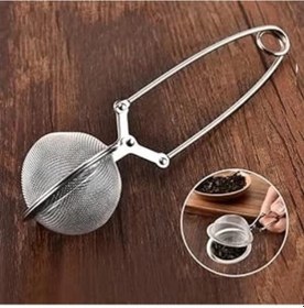 Resim Bitki Çayı Demleme Süzgeci Açık Gri 