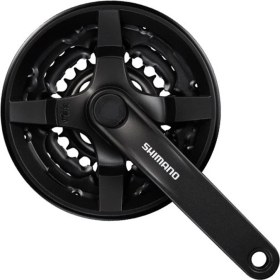 Resim Shimano FC-TY301 Aynakol Kutusuz Siyah-48-38-28 