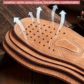Resim Günlük Deri Ayakkabı İçleri - Kalınlaştırılmış Yastıklı Ayak Pedleri, Teri Emici ve Kokuya Karşı Teknoloji, Ayakkabılar, Botlar, Sneakerler için Nefes Alabilen Tüm Mevsim İçleri - Resmi ve Rahat Ayakkabılarla Uyumlu - Temizlemesi Kolay, Ayakkabı Pedleri, Rahat Ayakkabılar, Şık İç Tasarımı, Dayanıklı İç Malzemesi, Teri Emici İç, Minimalist Tasarım, Yüksek Kaliteli İç, Ofis Giyim 