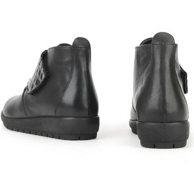 Resim Ziya, Kadın Hakiki Deri Konfor Bot 1531022z7551 Siyah 1531022z7551 000 Siyah 
