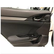 Resim Cıvıc Fc5 2016-2020 Içın Uyumlu Kapı Kolçak Kaplama Pıano Black 