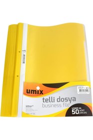 Resim Yıldızan A4 TELLİ DOSYA 50'Lİ SARI 1268290 