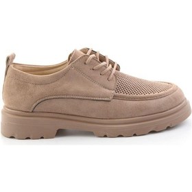 Resim Bambi Vizon Kadın Loafer Ayakkabı K01536103372 Vizon 