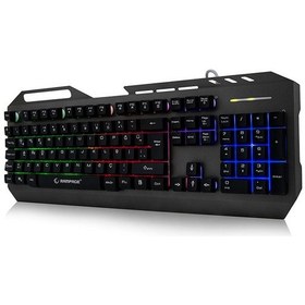 Resim Rampage KB-R73 Usb Kablolu Aydınlatmalı Metal Kasa Gaming Q Klavye 
