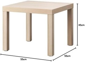 Resim Ikea LACK Yan sehpa, 55x55 cm, [Beyaz lekeli meşe efekti] 