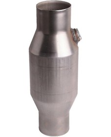 Resim 1 Adet 2,5 İnç Bükülmüş Evrensel Katalitik Konvertör Yüksek Akışlı Paslanmaz Çelik 425250 Egzoz Katalitik Konvertörü - Huiliang 