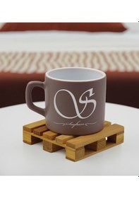 Resim Bk Gift Kişiye Özel İsimli Mat Gri Renkli Middle Çay & Kahve Fincanı-5, Arkadaşa Hediye, Sevgiliye Hediye, Doğum Günü Hediyesi Kobitmeyencom32537 Bk G 