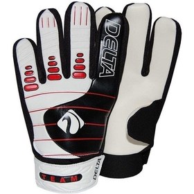 Resim Delta Goalkeeper Çocuk Kaleci Eldiveni Siyah Beyaz 