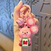 Resim Silver1 Gıoıo Anahtarlık Küçük Kolye Hediye Sevimli Üç Boyutlu Bebek Okul Çantası Çanta Çekicilik (Yurt Dışından) 