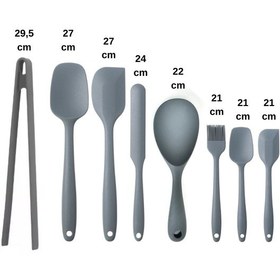 Resim 8 Parça Takım Yanmaz Yapışmaz Mutfak Pasta Silikon Yumurta Fırças 