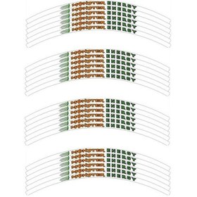 Resim Motosiklet Pratik Jant Şeridi Fosfor Monster 2 Teker İçin Ön Arka Jant Şeridi 