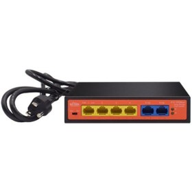 Resim Wibtek WI-TEK WI-PS205H 4 PORT POE 2 PORT SFP SWITCH 40W 