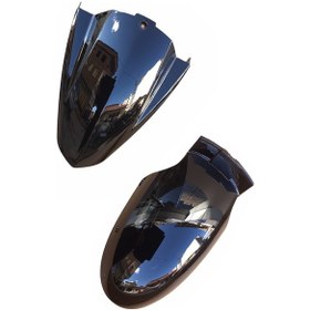 Resim Asya Shark 150 Ön Çamurluk Ön-Arka Takım Siyah (524283417) 