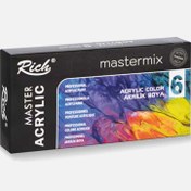 Resim Rich 6 'lı Mastermix Akrilik Set 