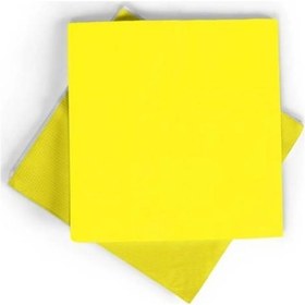 Resim Servis Peçete Düz 20li Sarı 