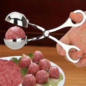 Resim Uzun Saplı Paslanmaz Çelik Köfte Yapıcı - Yapışmaz, Ev ve Restoran Mutfakları İçin Mükemmel, Köfteler, Balık Köfteleri ve Daha Fazlası İçin İdeal, Mutfak Köfte Aracı | Ergonomik Tasarım | Dayanıklı Mutfak Aracı 