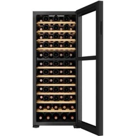 Resim Berfmann 80 Şişe Kapasiteli Çift Bölmeli Solo Şarap Saklama Dolabı Siyah BFW80-BG2 