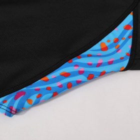 Resim Slazenger Spl Racerblk JN43 Kız Çocuk Mayo Siyah / Turkuaz 