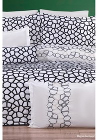 Resim Çeyiz Diyarı Stone 10 Parça Çeyiz Seti Beyaz Lacivert Beyaz 