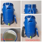 Resim ŞEN PLASTİK AKAY VARİL 60 LT İÇİ BEYAZ MUSLUKLU 