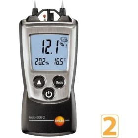 Resim Testo 606-2 Ahşap Beton Nem, Hava Nem ve Sıcaklık Ölçer 